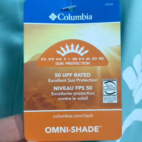 Columbia Athletic/Long-Sleeved Sun Shirt, L, NWT! - Picture 6 of 8